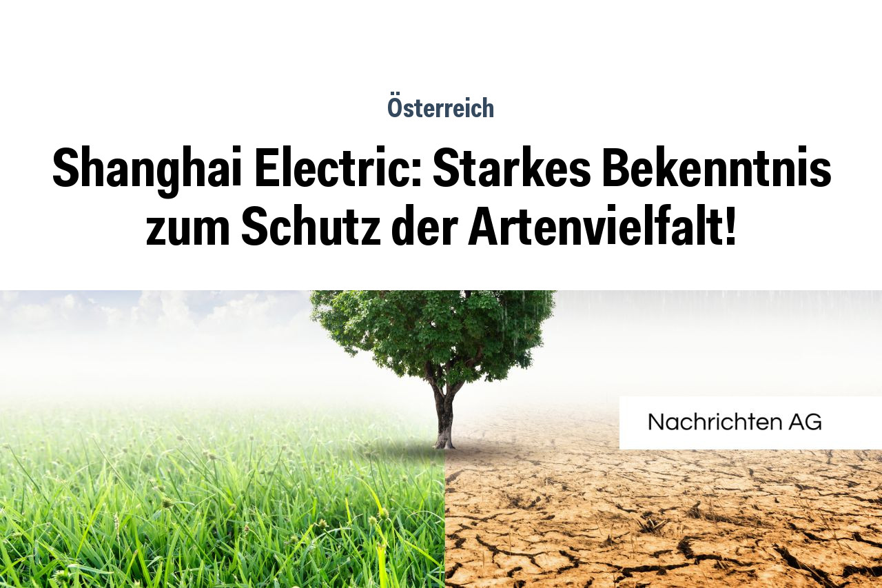 Shanghai Electric: Starkes Bekenntnis zum Schutz der Artenvielfalt!