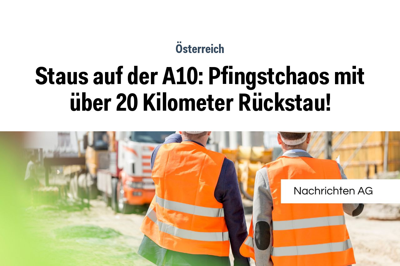 Staus auf der A10: Pfingstchaos mit über 20 Kilometer Rückstau!