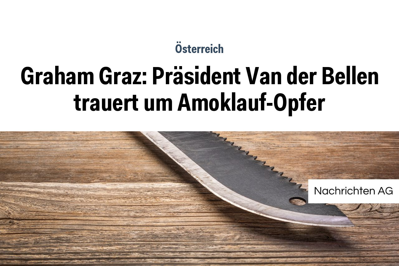 Graham Graz: President Van der Bellen mourns the victims of the school ...