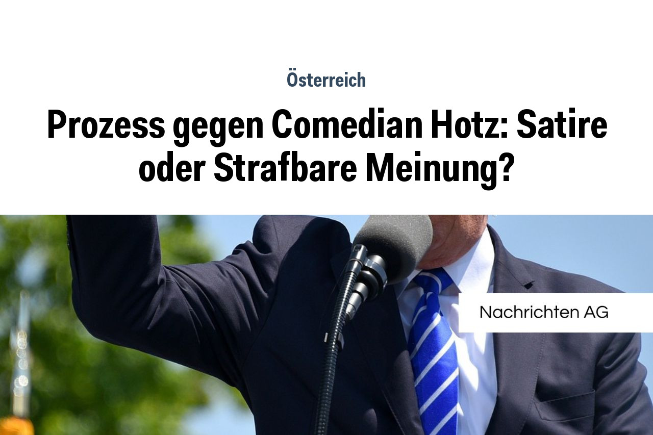 Prozess gegen Comedian Hotz: Satire oder Strafbare Meinung?